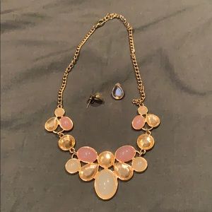 Necklace and earrings